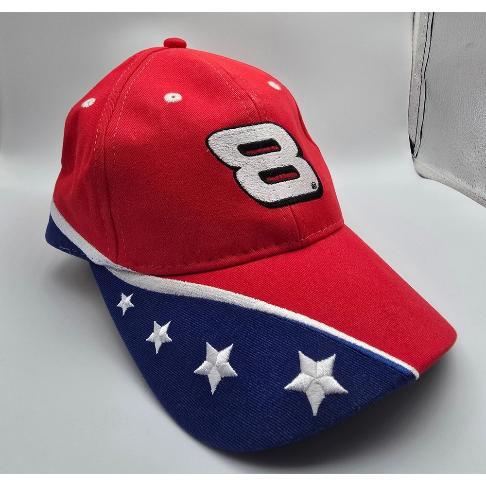NWT Dale Earnhardt Jr NASCAR Red Number 8 Baseball Cap OSFM Winner's Circle